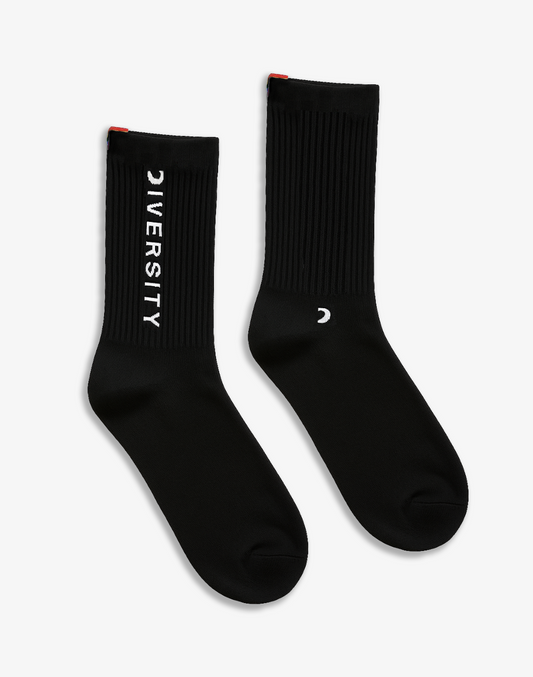 Chaussettes unisexes (2 paires) – Noir