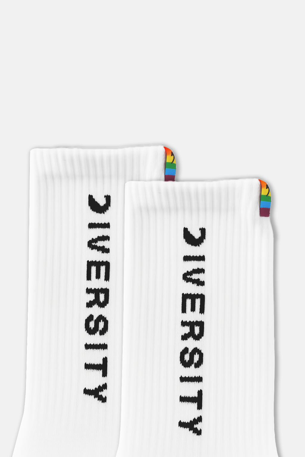 Chaussettes unisexes (2 paires) – Blanc