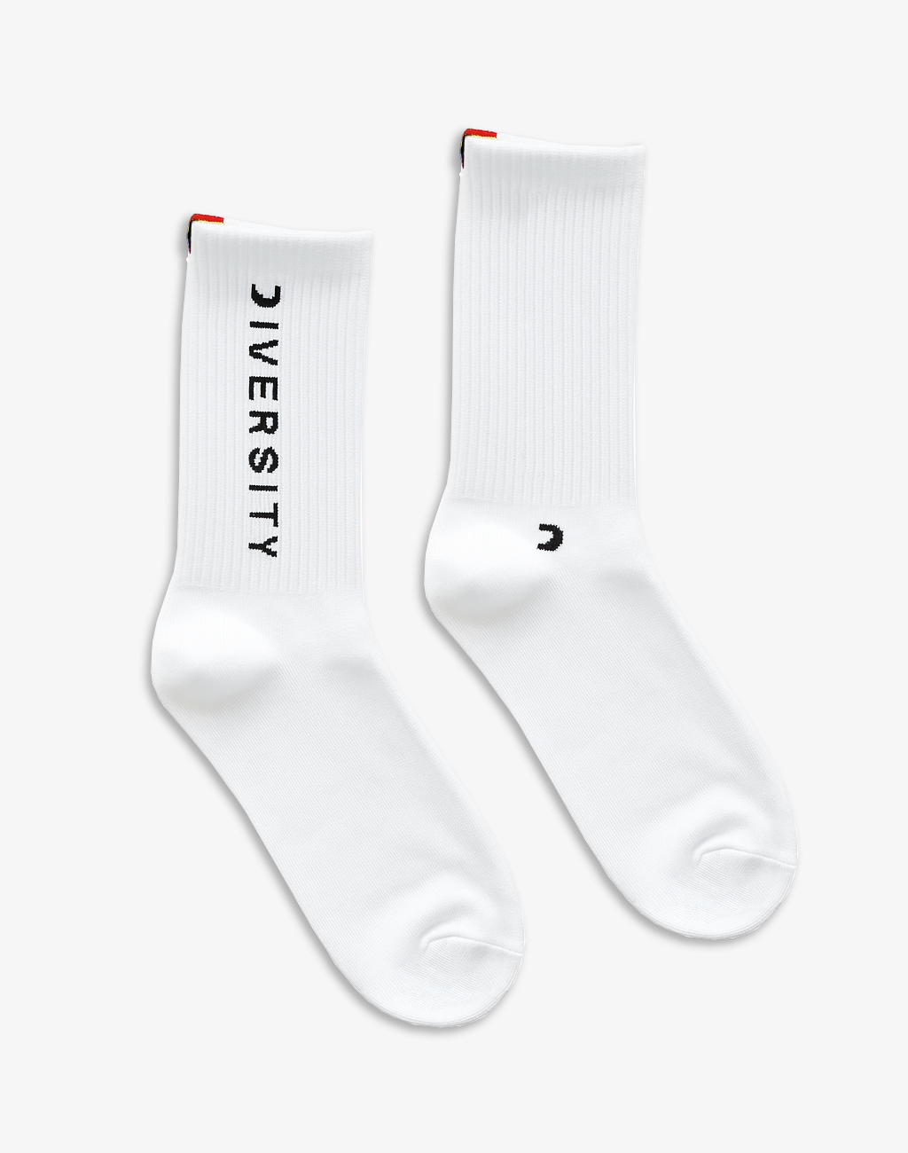 Chaussettes unisexes (2 paires) – Blanc
