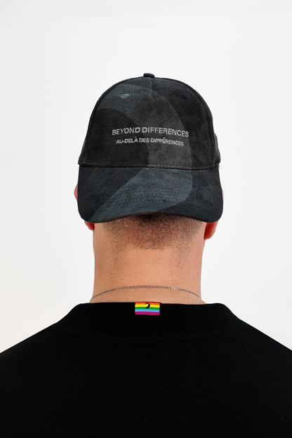 Vegan suede Cap Black