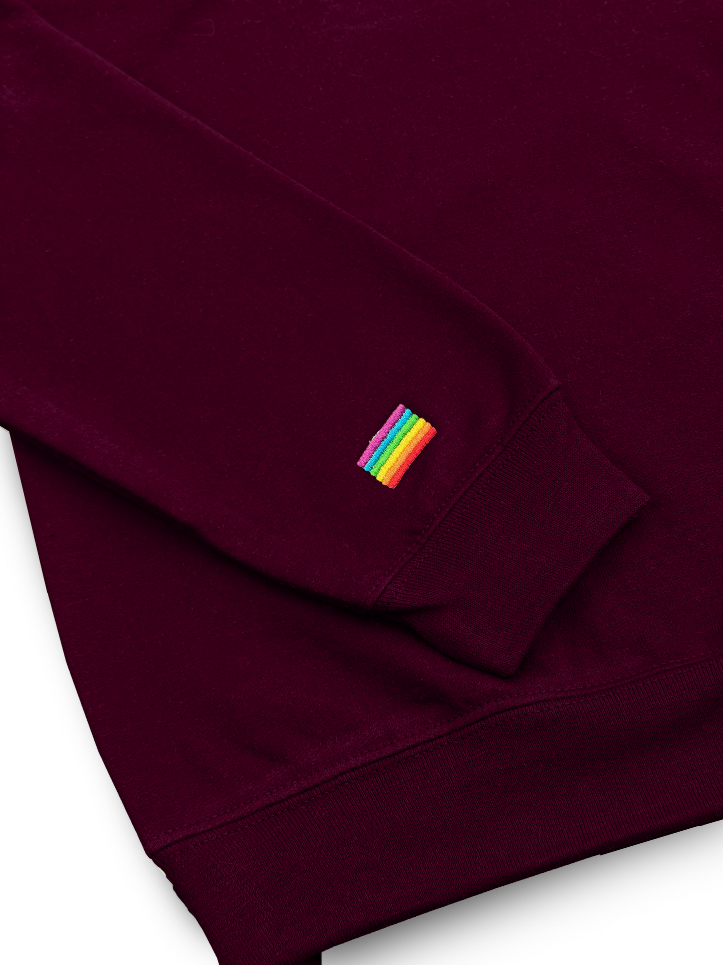 1/4 ZIP SWEATSHIRT BURGUNDY