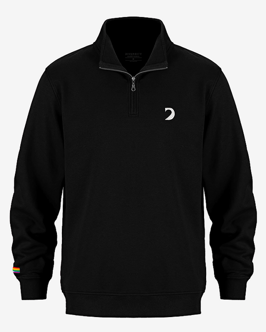 1/4 DE ZIP NOIR