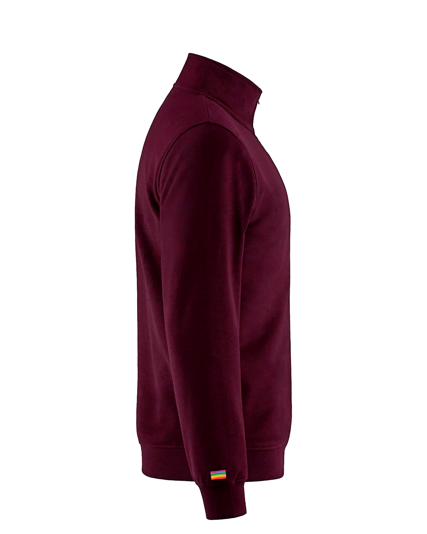 1/4 ZIP SWEATSHIRT BURGUNDY