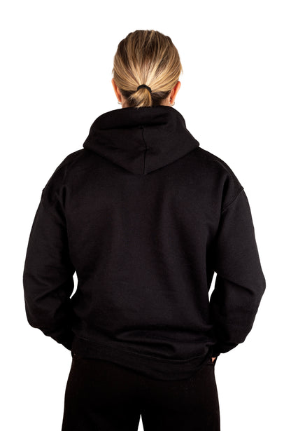 Hoodie Noir & Beige